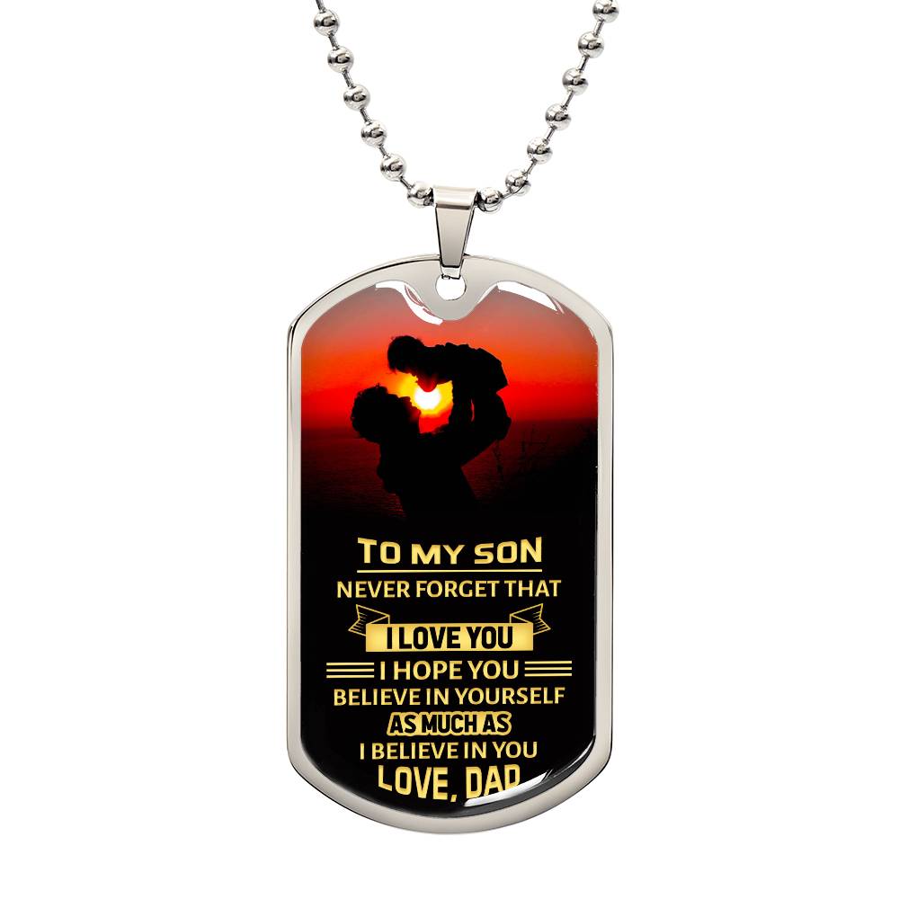 Gift for Son - Dog Tag