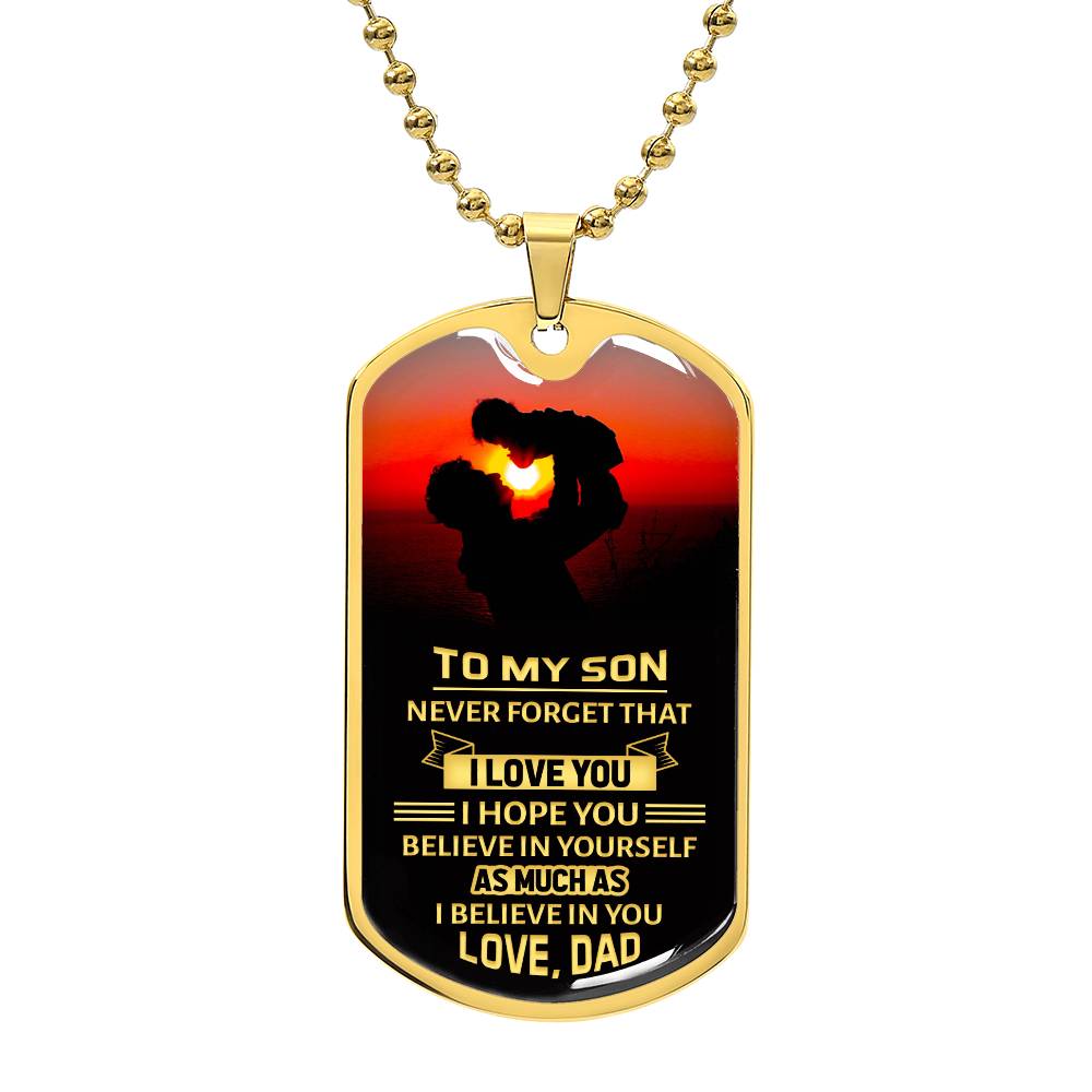 Gift for Son - Dog Tag