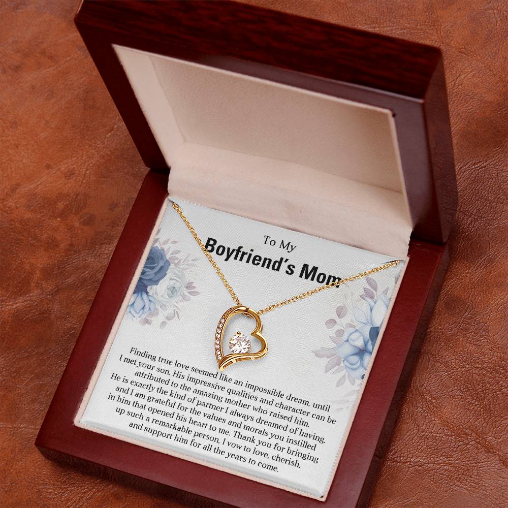 TO MY BOYFRIEND'S MOM - HAPPY MOTHER'S DAY - Forever Love Necklace