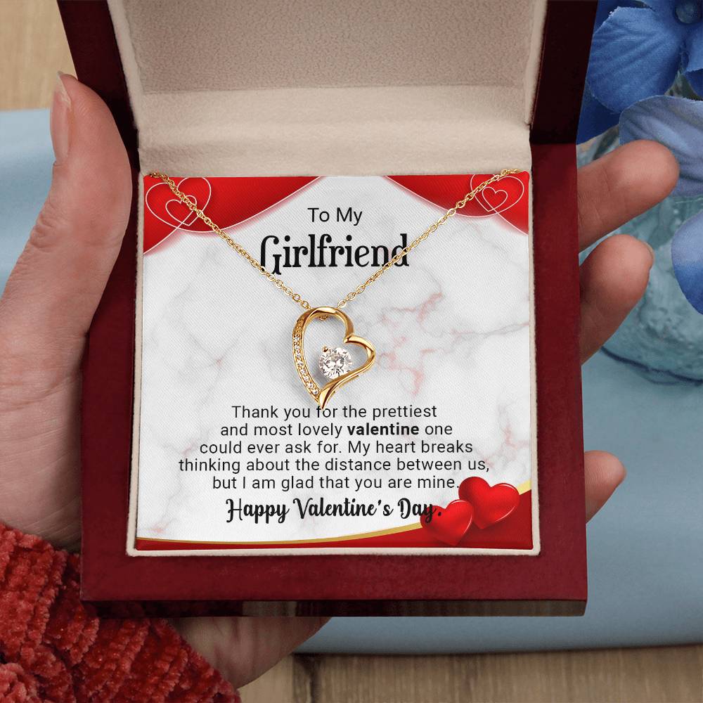 To My Girlfriend - Best Gift For Valentine - Forever Love Necklace