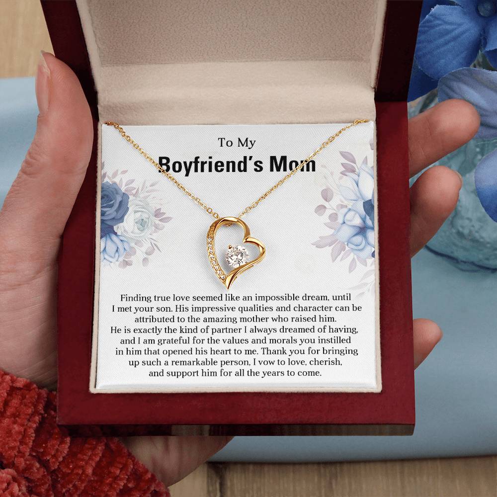 TO MY BOYFRIEND'S MOM - HAPPY MOTHER'S DAY - Forever Love Necklace