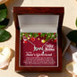 To My Son's Girlfriend - Christmas Gift - Scripted Love Necklace