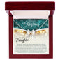 To My Daughter - Christmas Gift - Scripted Love Necklace