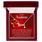 To My Soulmate - On My Heart - Best Gift for Scripted Love Necklace