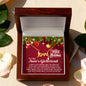 To My Son's Girlfriend - Christmas Gift - Scripted Love Necklace