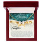 To My Daughter - Christmas Gift - Scripted Love Necklace