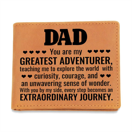 Father's Day Special Gift - Happy Father's Day - Leather Wallet