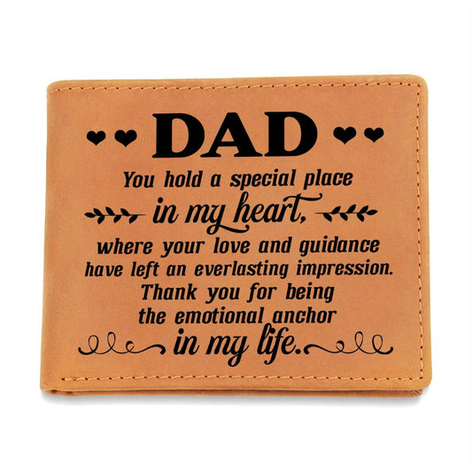 Father's Day Special Gift - Happy Father's Day - Leather Wallet