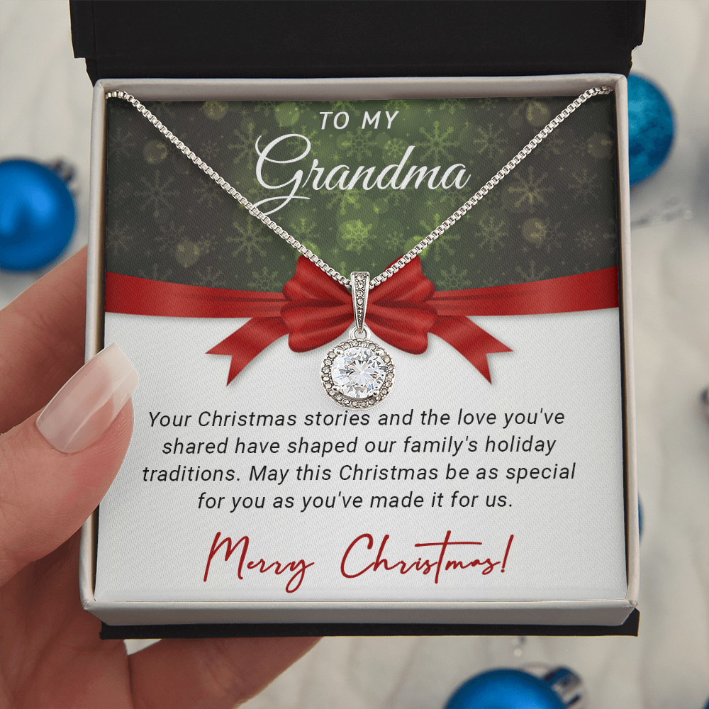 To My Grandma - Christmas Gift - Eternal Hope Necklace