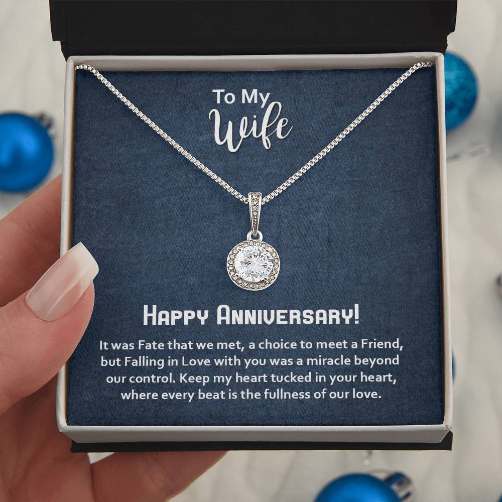 Best Anniversary Gift for Wife, Amazing Gift for Wife, Eternal Hope Necklace Gift For Wife