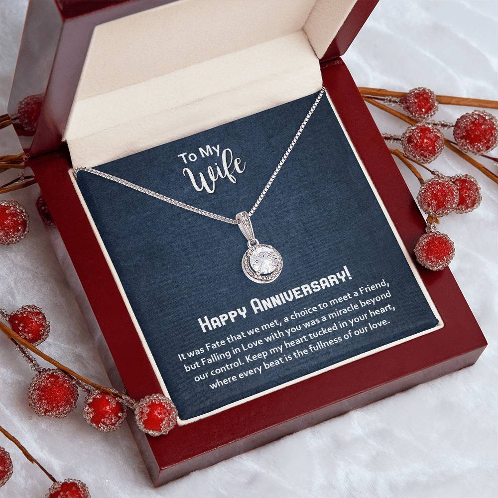 Best Anniversary Gift for Wife, Amazing Gift for Wife, Eternal Hope Necklace Gift For Wife