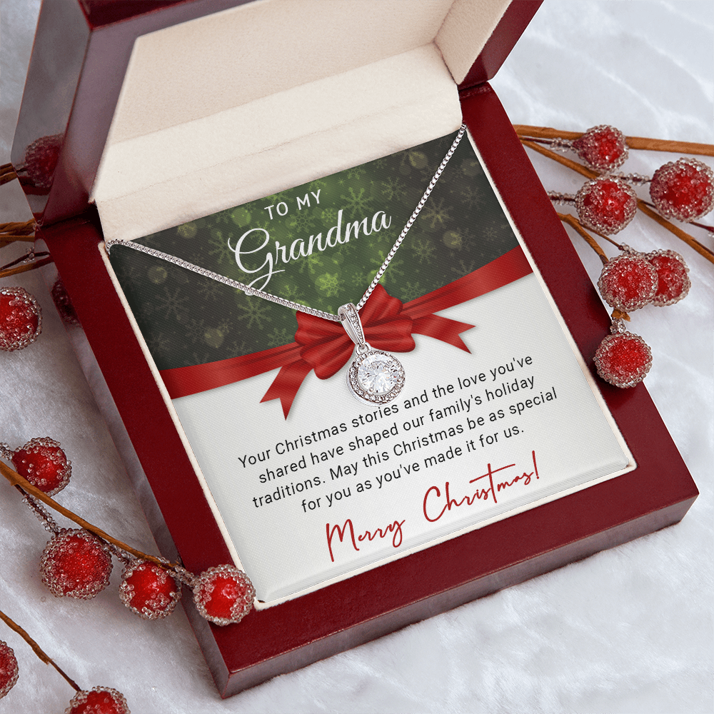 To My Grandma - Christmas Gift - Eternal Hope Necklace
