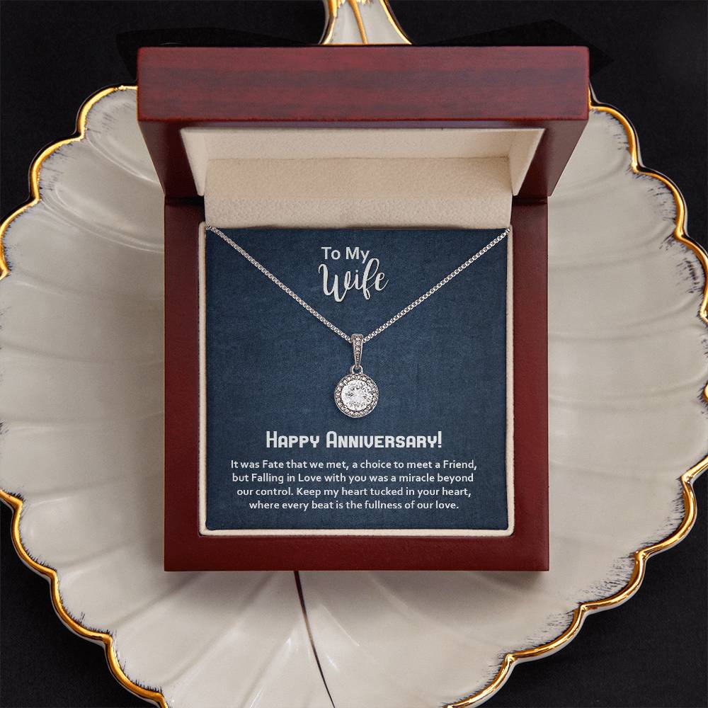 Best Anniversary Gift for Wife, Amazing Gift for Wife, Eternal Hope Necklace Gift For Wife