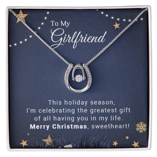 Girlfriend - Sweetheart - Christmas Gift - Lucky In Love Necklace