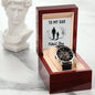 Father's Day Special Gift - Happy Father's Day - Men's Openwork Watch