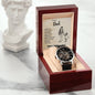 Father's Day Special Gift - Happy Father's Day -  Men's Openwork Watch