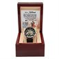 To My Husband - Anniversary  Gift For Husband - Men's Openwork Watch