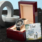 Father's Day Special Gift - Happy Father's Day - Men's Openwork Watch