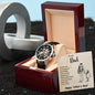 Father's Day Special Gift - Happy Father's Day -  Men's Openwork Watch
