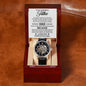 Father's Day Special Gift - Happy Father's Day -  Men's Openwork Watch