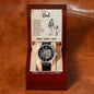 Father's Day Special Gift - Happy Father's Day -  Men's Openwork Watch