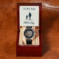 Father's Day Special Gift - Happy Father's Day - Men's Openwork Watch