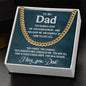 Father's Day Special Gift - Happy Father's Day - Cuban Link Chain