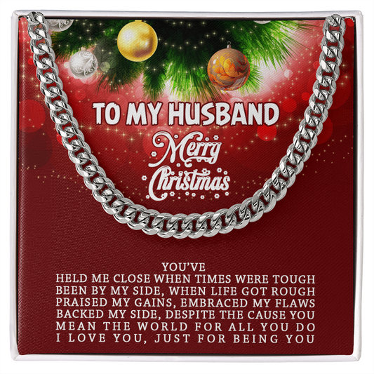 To My Husband - Christmas Gift - Cuban Link Chain
