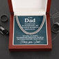 Father's Day Special Gift - Happy Father's Day - Cuban Link Chain