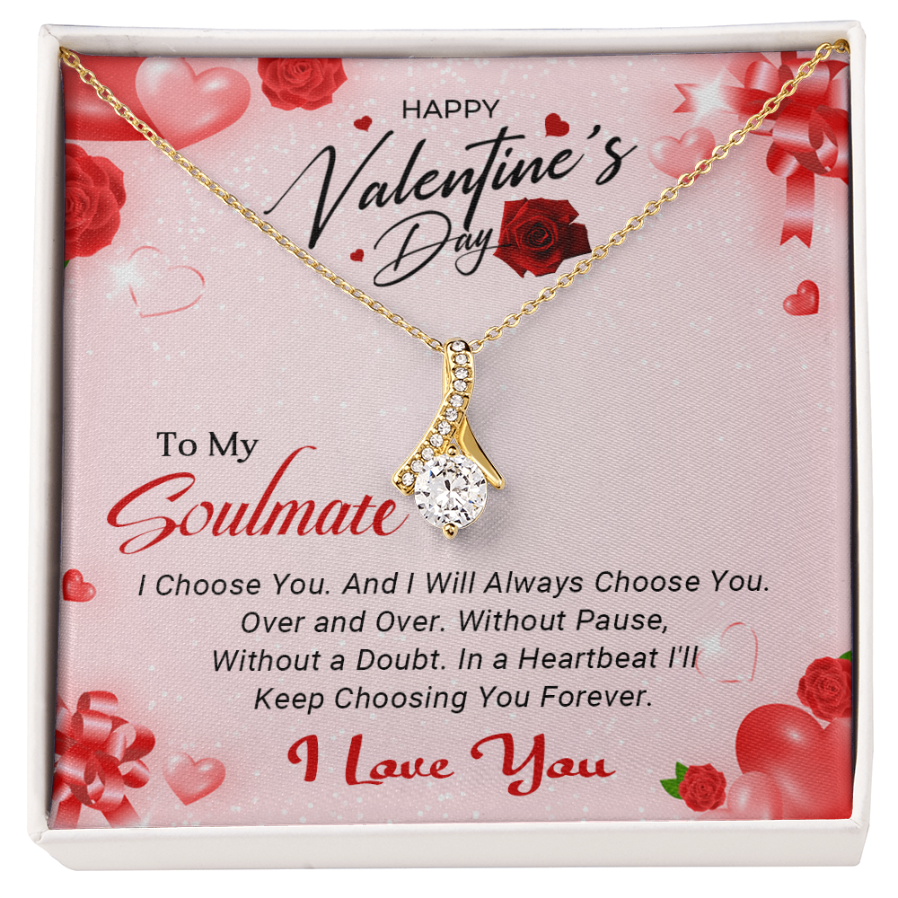 To My Soulmate -  Best Gift For Valentine's Day - Alluring Beauty Necklace