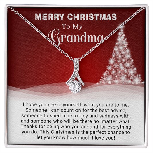 To My Grandma - Christmas Gift - Alluring Beauty Necklace