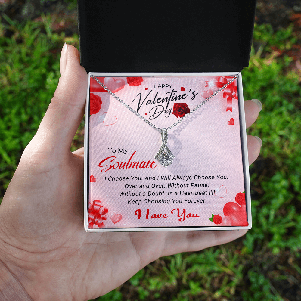 To My Soulmate -  Best Gift For Valentine's Day - Alluring Beauty Necklace