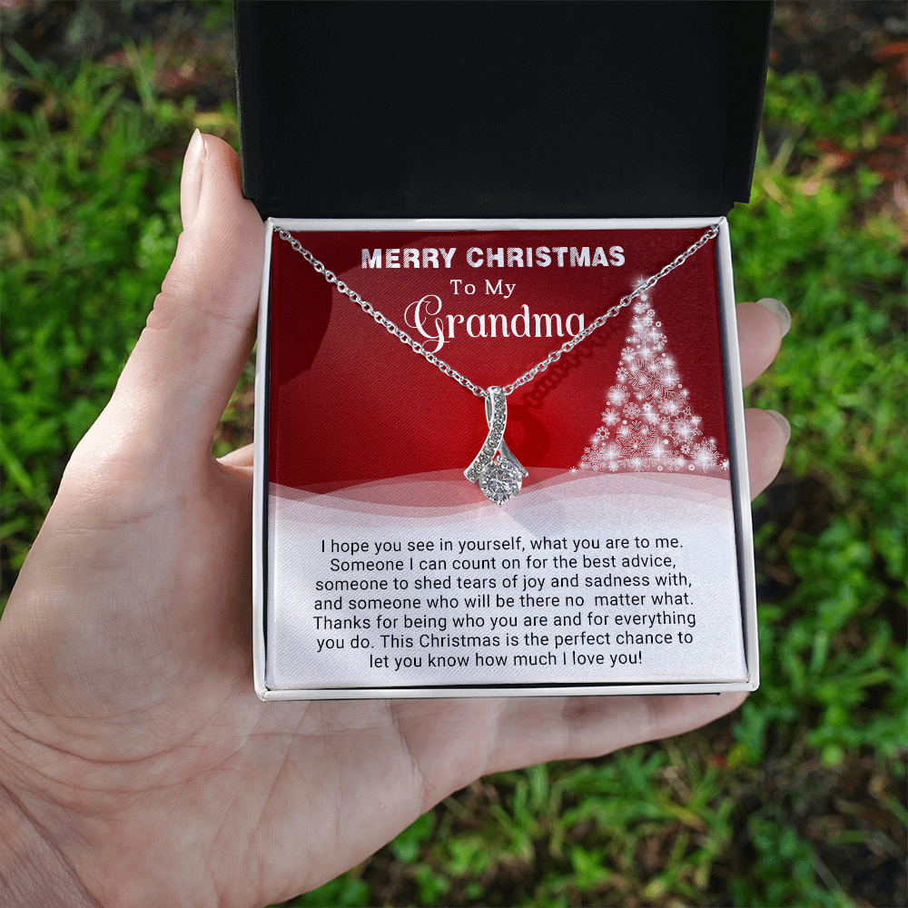 To My Grandma - Christmas Gift - Alluring Beauty Necklace