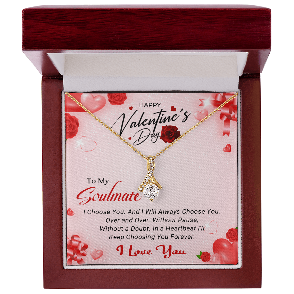 To My Soulmate -  Best Gift For Valentine's Day - Alluring Beauty Necklace