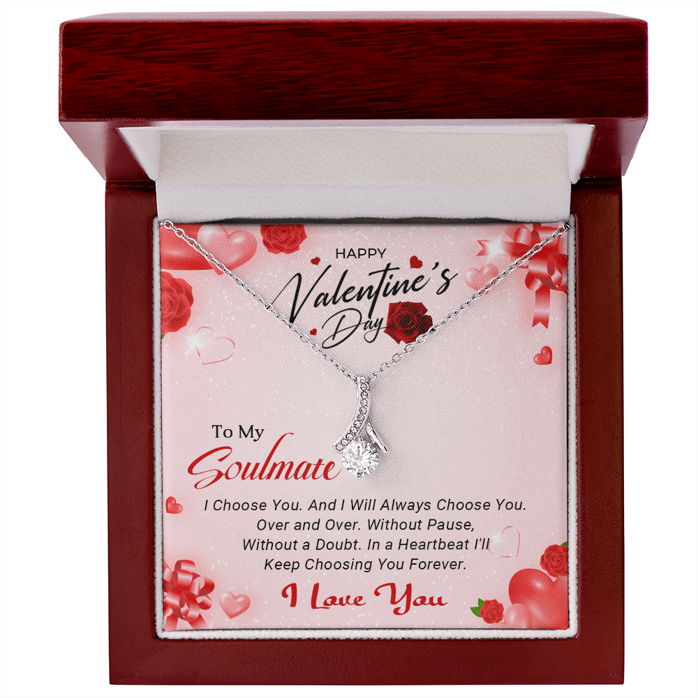 To My Soulmate -  Best Gift For Valentine's Day - Alluring Beauty Necklace
