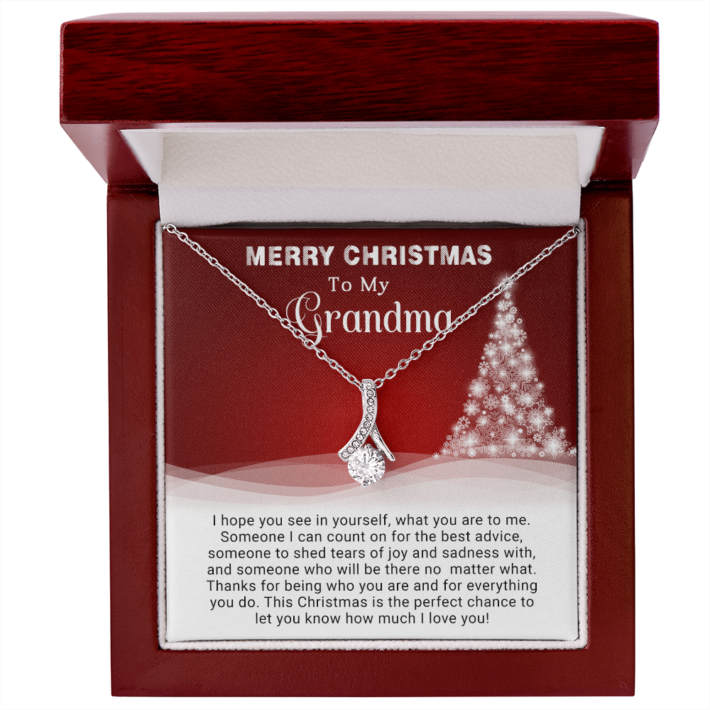 To My Grandma - Christmas Gift - Alluring Beauty Necklace