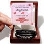 To My Boyfriend -  Best Gift For Valentine's Day - Love You Forever Bracelet