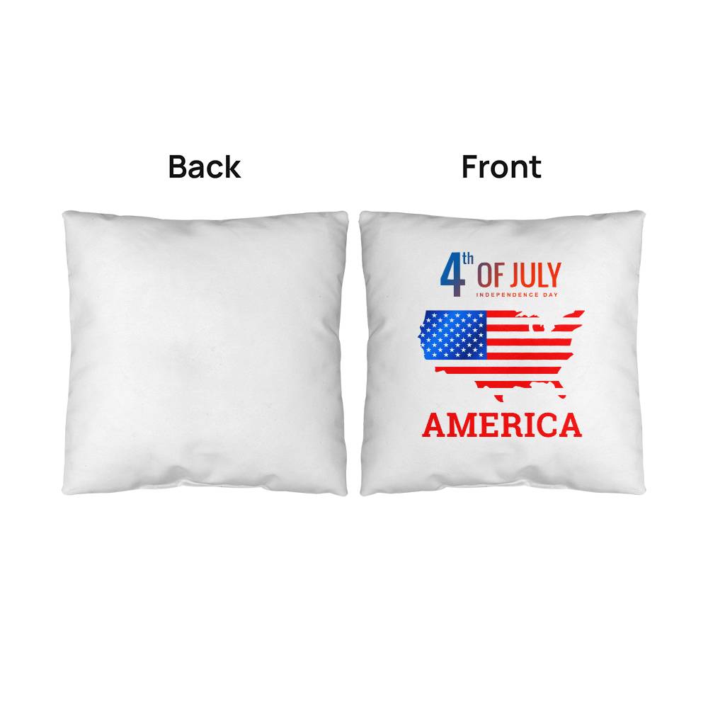 4th of July - America - Pillow - Indoor and Outdoor Pillow - USA Independence Day