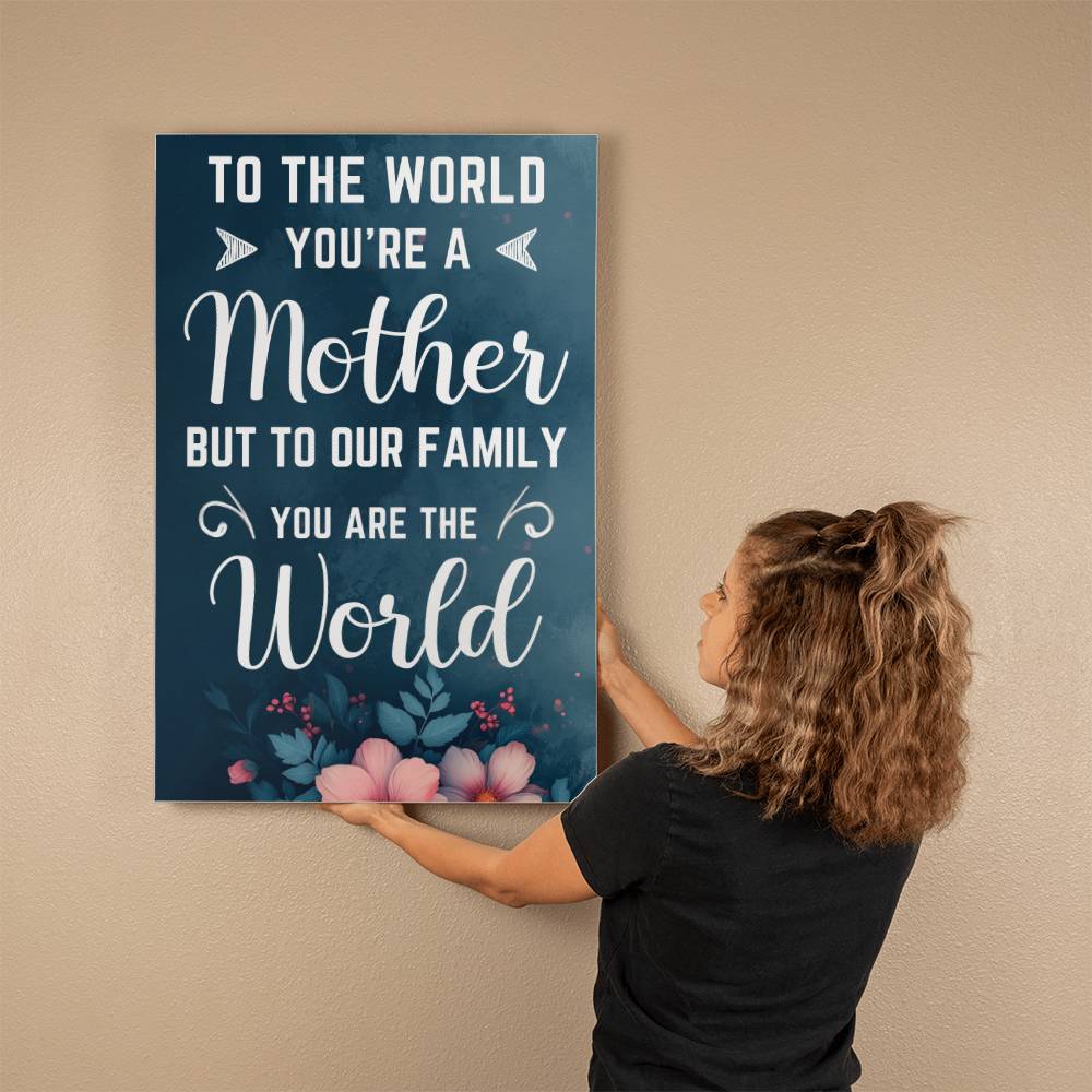 MOTHER - HAPPY MOTHER'S DAY - GALLERY WRAPPED CANVAS
