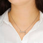 To My Son's Girlfriend - Christmas Gift - Scripted Love Necklace