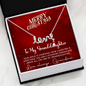 To My Granddaughter - Christmas Gift - Scripted Love Necklace