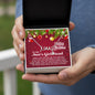 To My Son's Girlfriend - Christmas Gift - Scripted Love Necklace