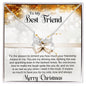 To My Best Friend - Christmas Gift - Scripted Love Necklace