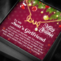To My Son's Girlfriend - Christmas Gift - Scripted Love Necklace