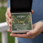 To My Daughter - Christmas Gift - Scripted Love Necklace