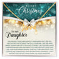 To My Daughter - Christmas Gift - Scripted Love Necklace