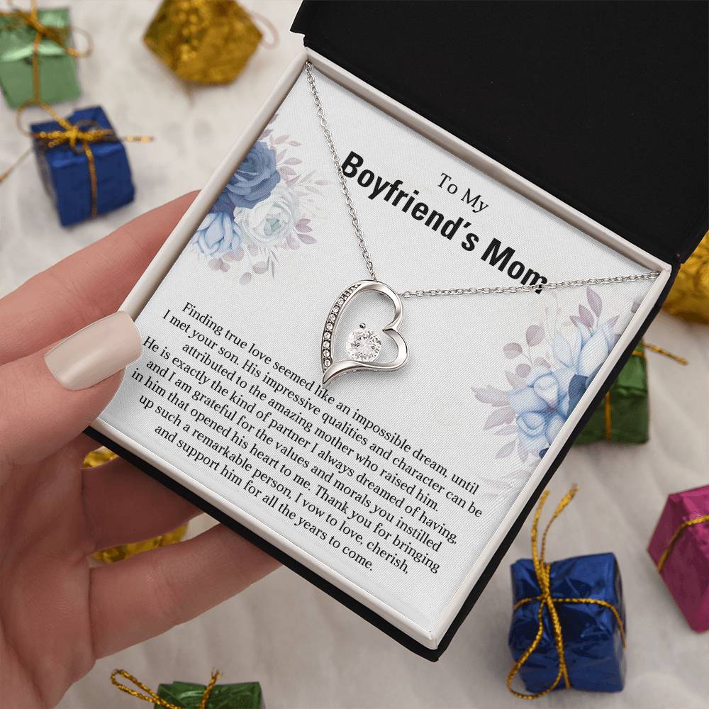 TO MY BOYFRIEND'S MOM - HAPPY MOTHER'S DAY - Forever Love Necklace