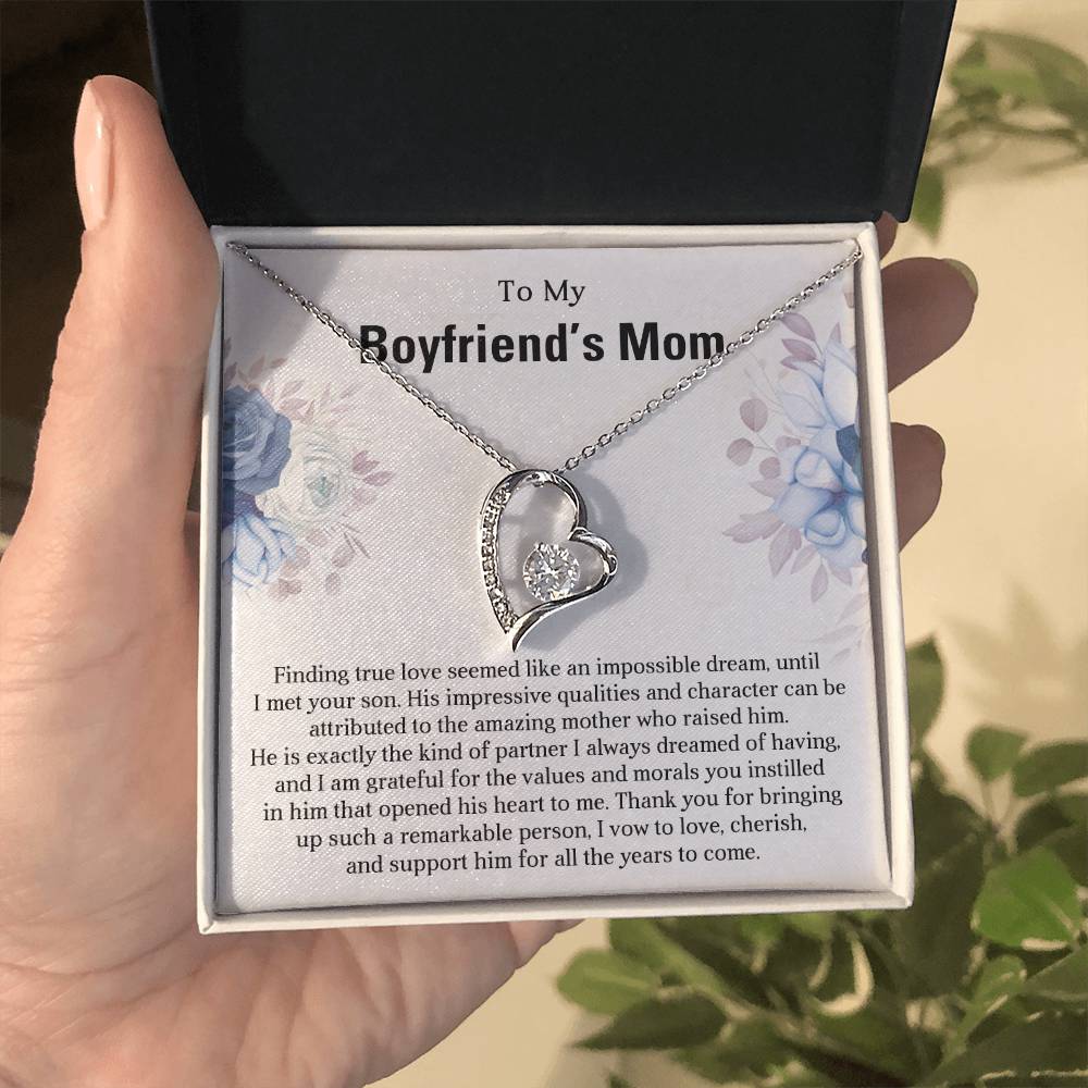 TO MY BOYFRIEND'S MOM - HAPPY MOTHER'S DAY - Forever Love Necklace