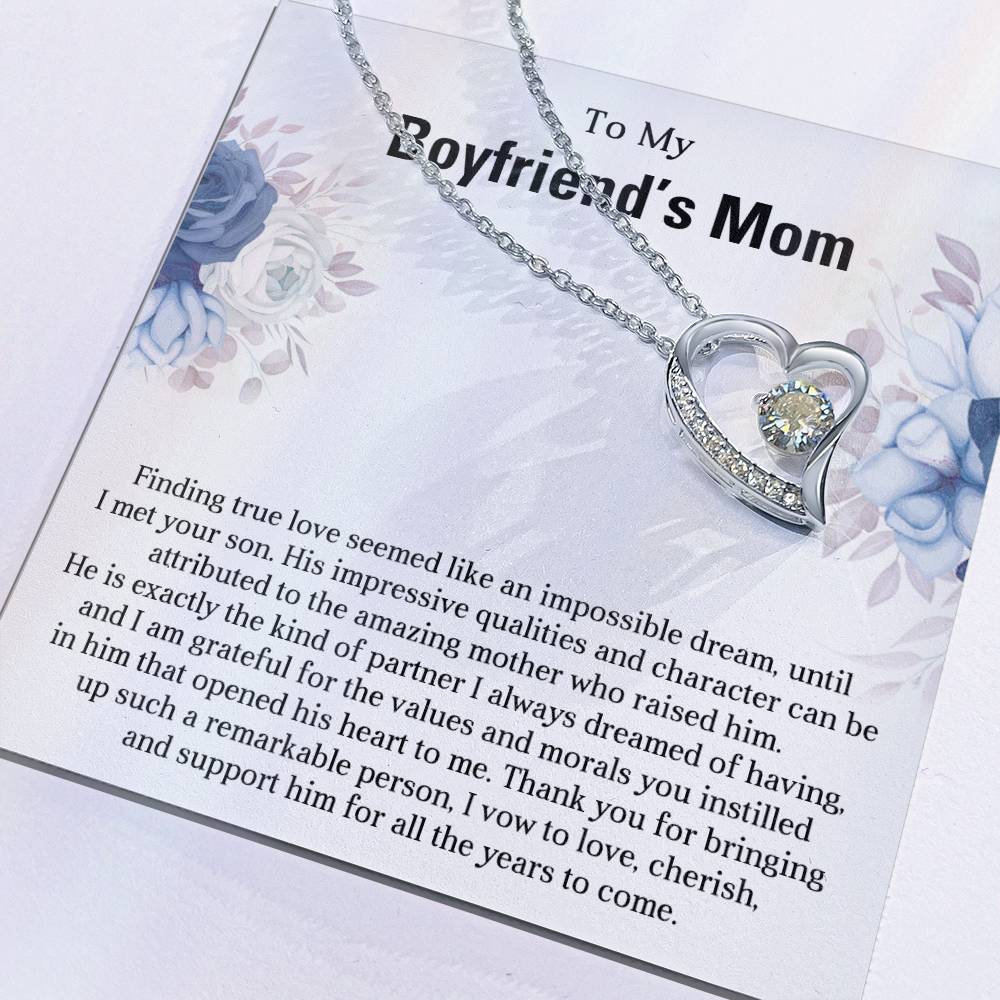 TO MY BOYFRIEND'S MOM - HAPPY MOTHER'S DAY - Forever Love Necklace