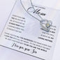 To My Loving Mom - Forever Love Necklace